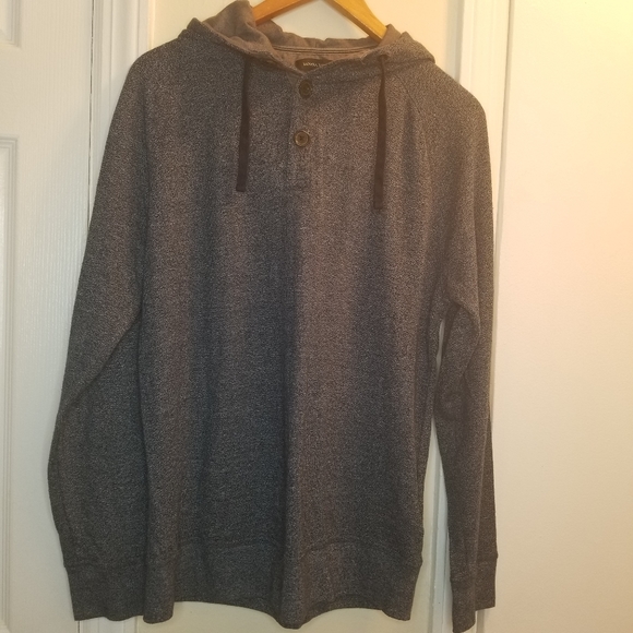 Banana Republic Men's Navy Hoodie Sweater Size LG - Picture 1 of 9